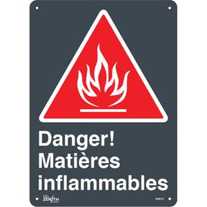 "Matières Inflammables" Sign - 010-LVJP088