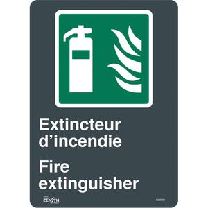 "Extincteur D'Incendie/Fire Extinguisher" Sign - 010-LVJP092
