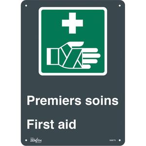 "Premier Soins/First Aid" Sign - 010-LVJP002