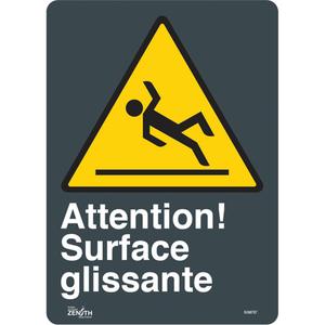 "Surface Glissante" Sign - 010-LVJP010