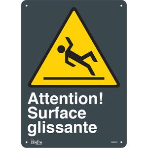 "Surface Glissante" Sign - 010-LVJP012