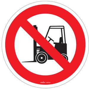 No Forklifts CSA Standard Safety Sign - 010-LVJP022