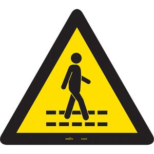 Pedestrian Safety Lane CSA Standard Safety Sign - 010-LVJQ399