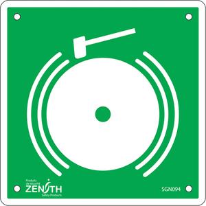 Emergency Alarm CSA Standard Safety Sign - 010-LVJQ327
