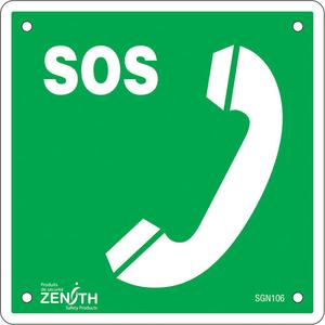 Emergency Telephone CSA Standard Safety Sign - 010-LVJQ439