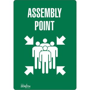 "Assembly Point" Sign - 010-LVJS400