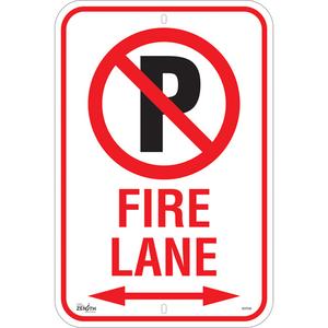 No Parking "Fire Lane" Sign - 010-LVJS679