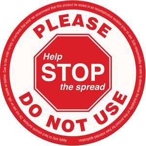 "Please Do Not Use" Label - 010-LVJX727