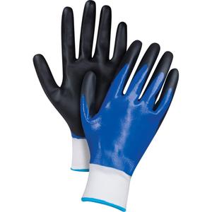 Black & Blue Coated Gloves - 010-LVJA015
