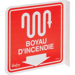 90° Projecting "Boyau d'Incendie" Sign - 010-LVKJ816