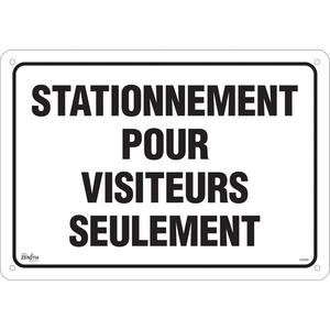 "Stationnement pour visiteurs" Sign - 010-LVKJ939