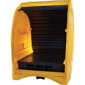 4-Drum Hard Cover Spill Pallet - 010-LVKR586