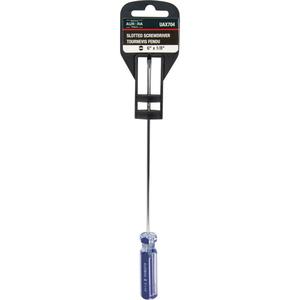 Blue Transparent Striped Slotted Screwdriver - 010-LXDA037