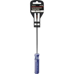 Blue Transparent Striped Slotted Screwdriver - 010-LXDA039