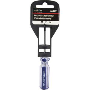 Blue Transparent Striped Philips Screwdriver - 010-LXDA044
