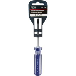 Blue Transparent Striped Philips Screwdriver - 010-LXDA045