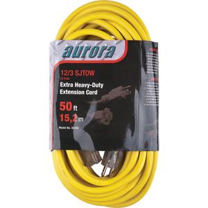 Vinyl Extension Cord with Light Indicator - 010-LAF728