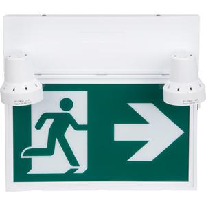 Running Man Sign with Security Lights - 010-LAL023