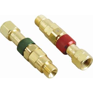 Quick-Connects For Welding Equipment - Sets - Brass, QDB11-Fuel Gas/QDB12-Oxygen/Inert