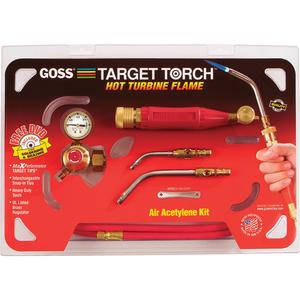 Air-Acetylene Target® Torch Kits - Air Acetylene, Hot Turbine, GA-8, "B" Cylinder