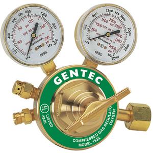 153 Series - Single Stage Regulators - Acetylene, CGA510, 400/2/15, 2 1/2", 400 PSI, 2 1/2", 30 PSI, RL, 9/16"-18 LH (M)