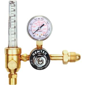 195 Series - "Mig Master" Flowmeter Regulators - Argon, CGA580, 50, 2", 4000 PSI, 60, 5/8"-18 RH (F)