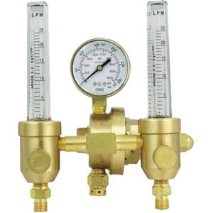 Dual Flowmeter Regulator - Carbon Dioxide/Argon, CGA580