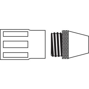 Elliptical Consumables - Nozzle Body Cone, 5/8"
