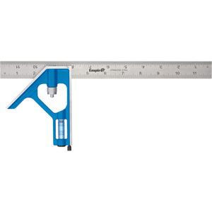 True Blue® Combination Square - 12", 1/16", Steel, Plain