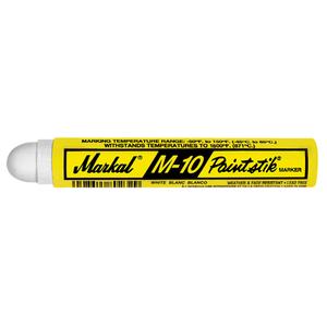 M-10 Paintstik® Paint Marker - White, Solid Stick, Up to 1800°F (982°C)
