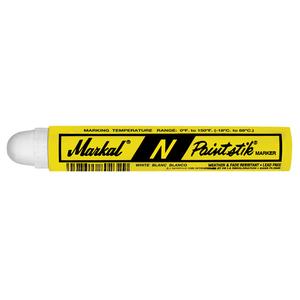 N Paintstik® Paint Marker - White, Solid Stick, 0°F to 150°F (-18°C to 66°C)