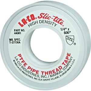 Slic-Tite® PTFE Thread Tape - 3/4", 300", White, 450°F to 550°F, 3 mm, 12