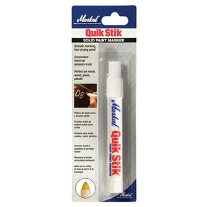 Quik Stik® Paint Marker - White, Solid Stick, 5 to 7 minutes, 0°F to 392°F (-18°C to 200°C)