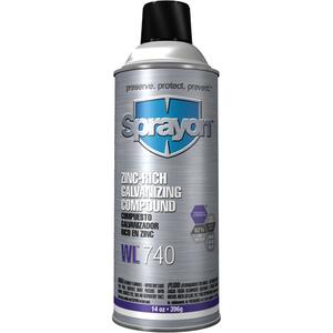 WL740 Zinc-Rich Galvanizing Compound - 14 oz., Aerosol Can, 14 oz., 16 oz.