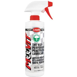 Moovit High Performance Lubricant - 16 oz., Trigger Bottle, '+200°C Close cup ASTM D93, '-50°C, '-28°C, 95 Cts