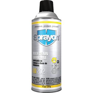 LU202 Moly Chain Lubricant - 16 oz., Aerosol Can, 11 oz.