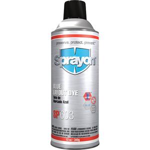 SP603 Layout Dye - Can, Blue, 12 oz, 16 oz, Aerosol