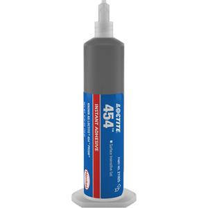 Instant Adhesive - 10 g, Syringe, Clear, '-65 Degrees to 250 Degrees F, 1.05 @ 25 Degrees C