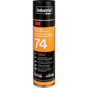 Foam & Fabric Spray Adhesive - 24 oz., Aerosol Can, Orange
