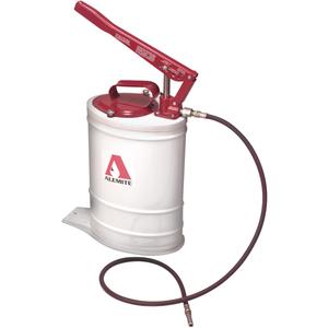 Manual Lubrication Pumps - Multi-Pressure Bucket Pumps - 1/3 oz./Stroke, 5 gal., Cast Iron