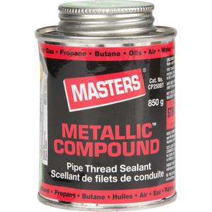 MASTERS® Metallic Compound - 250 ml, Off-White, Brush-Top Can, 0° C - 287° C (32° F - 550° F)