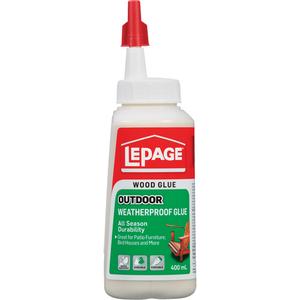 LePage® Outdoor Wood Glue - 400 ml, Squeeze Bottle