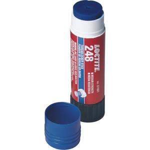 Quickstix™ Threadlocker 248 - 9 g, 19 g, Stick, Medium, 5 min., 24 hrs., Blue, 110 in. lb. / 43 in. lb.