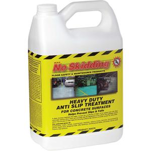 No Skidding® Heavy-Duty Anti-Slip Treatment for Concrete Surfaces - Jug, Clear, Clear, 1 gal.