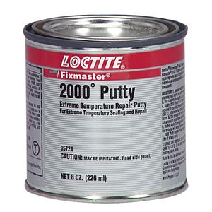Fixmaster® 2000° Putty - 8 oz., Cartridge, Silver, 675 PSI, Ferrous Metal