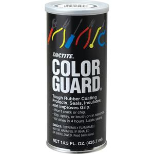 Color Guard™ Tough Rubber Coating - Can, Red, 487 g/14.5 fl. oz., 14.5 fl. oz., Red, Black, Blue