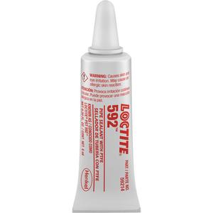 592™ PST® Slow Cure Thread Sealant - 6 ml, 50 ml, White, Tube, '-54° C - 204° C/-65° F - 400° F, 24 hrs.