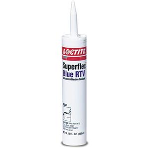 Superflex™ RTV Silicone Adhesive Sealant - 300 ml, Blue, Cartridge