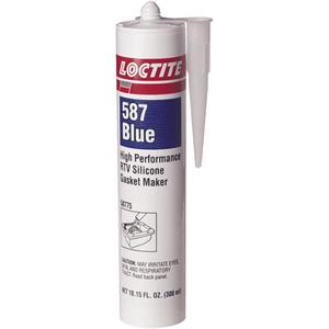 587 High Performance RTV Silicone Gasket Maker - 300 ml, Blue, Cartridge