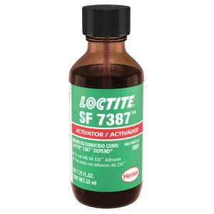 Loctite® 7387 Activators - 1.75 oz., Bottle, Yellow, Liquid, n-Heptane and Isopropanol